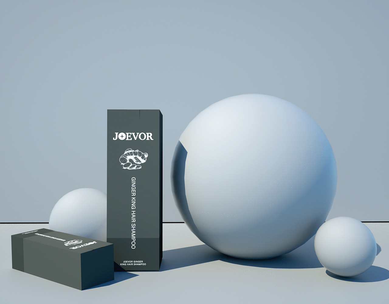 JOVOER生姜王防脱生发洗发水包装提案（图ZMTQzNjgzNzA4） - 包装 - 站酷设计师梁山博原创素材 - 站酷ZCOOL