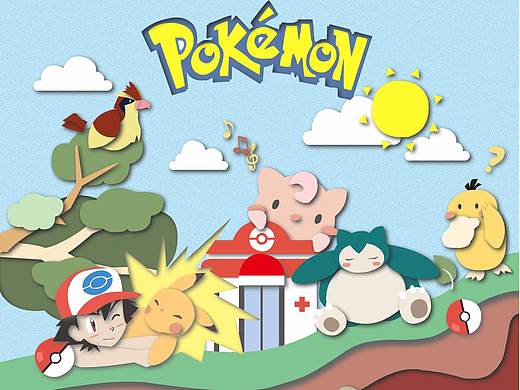 POKEMON主题FLASH网站设计