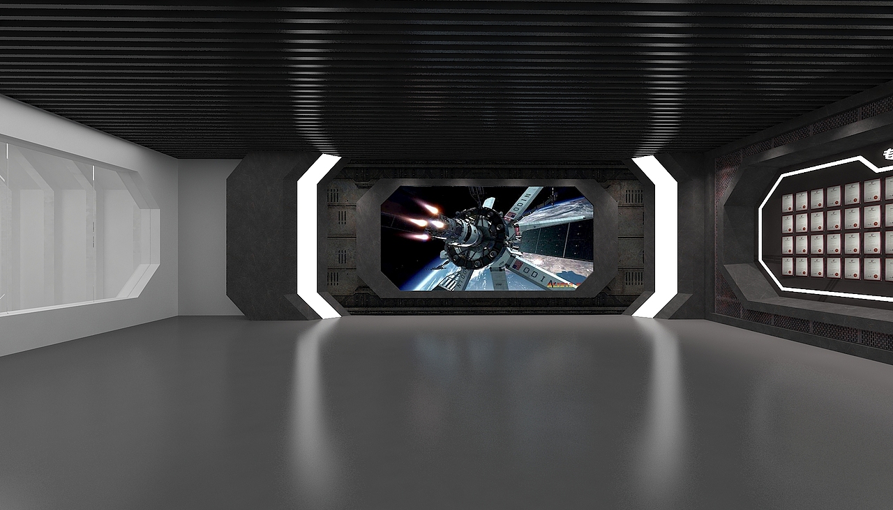 工业感+科技感--天津耀宇激光企业展厅（图ZMTAyMzI5ODIw） - 展陈设计 - 站酷设计师QSingularity原创素材 - 站酷ZCOOL