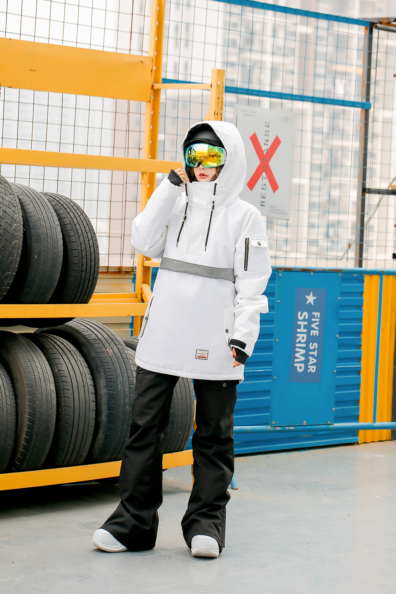 朋盛传媒-祖儿滑雪服拍摄 淘宝拍摄