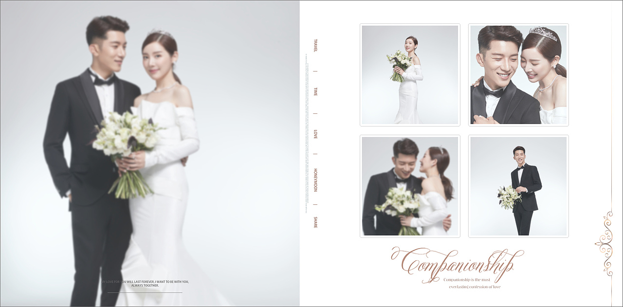 婚纱相册设计《陪伴是最长情的告白》修图师大陆作品（图ZMTUwOTc0ODky） - 书籍/画册 - 站酷设计师修图设计师大陆原创素材 - 站酷ZCOOL