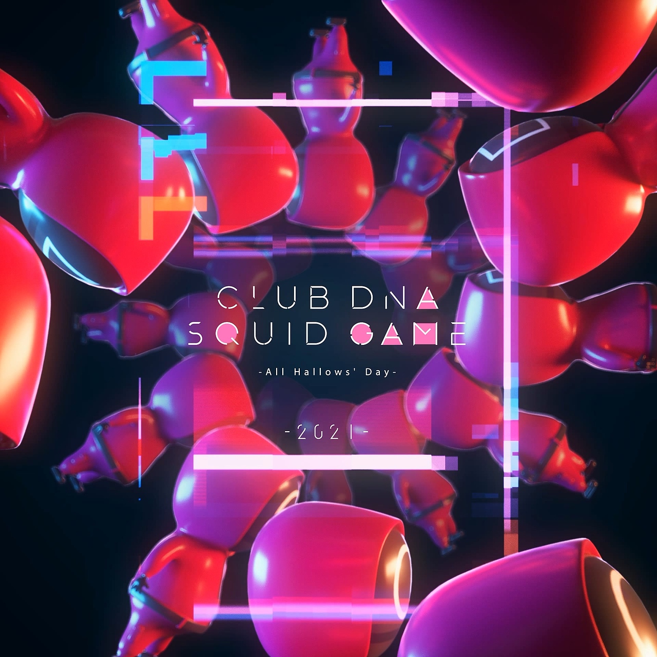 鱿鱼游戏三维动画