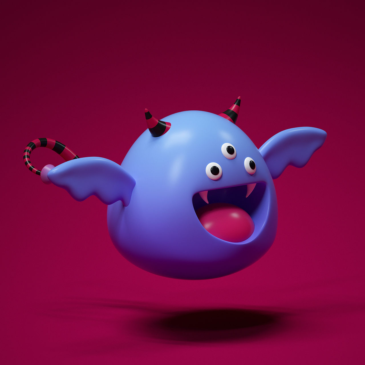 C4D小怪物（图ZMjg2NjE2NDYw） - 人物/生物 - 站酷设计师马老师007原创素材 - 站酷ZCOOL