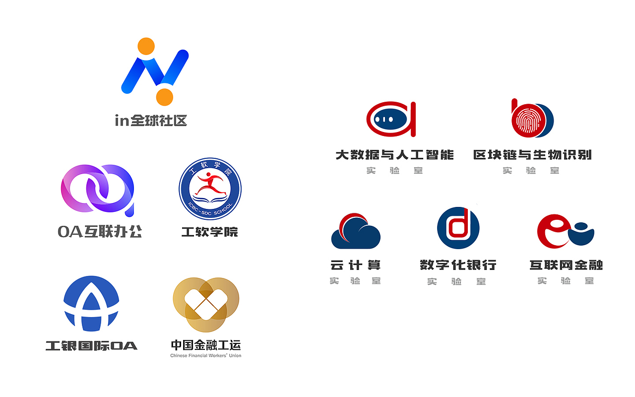 金融科技logo设计灵感记录