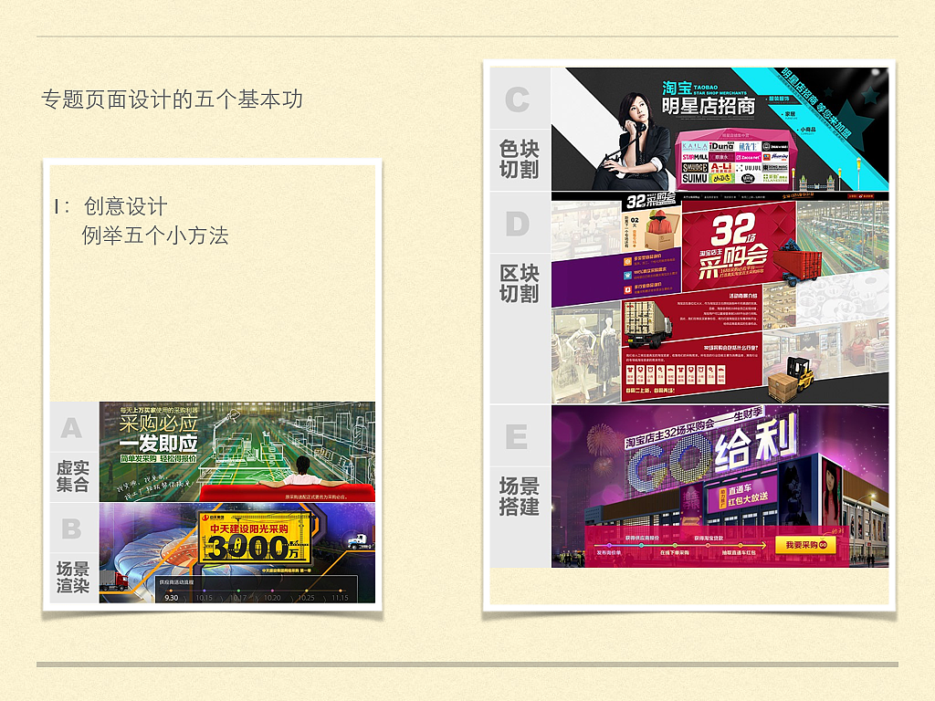 专题页面设计思路分析