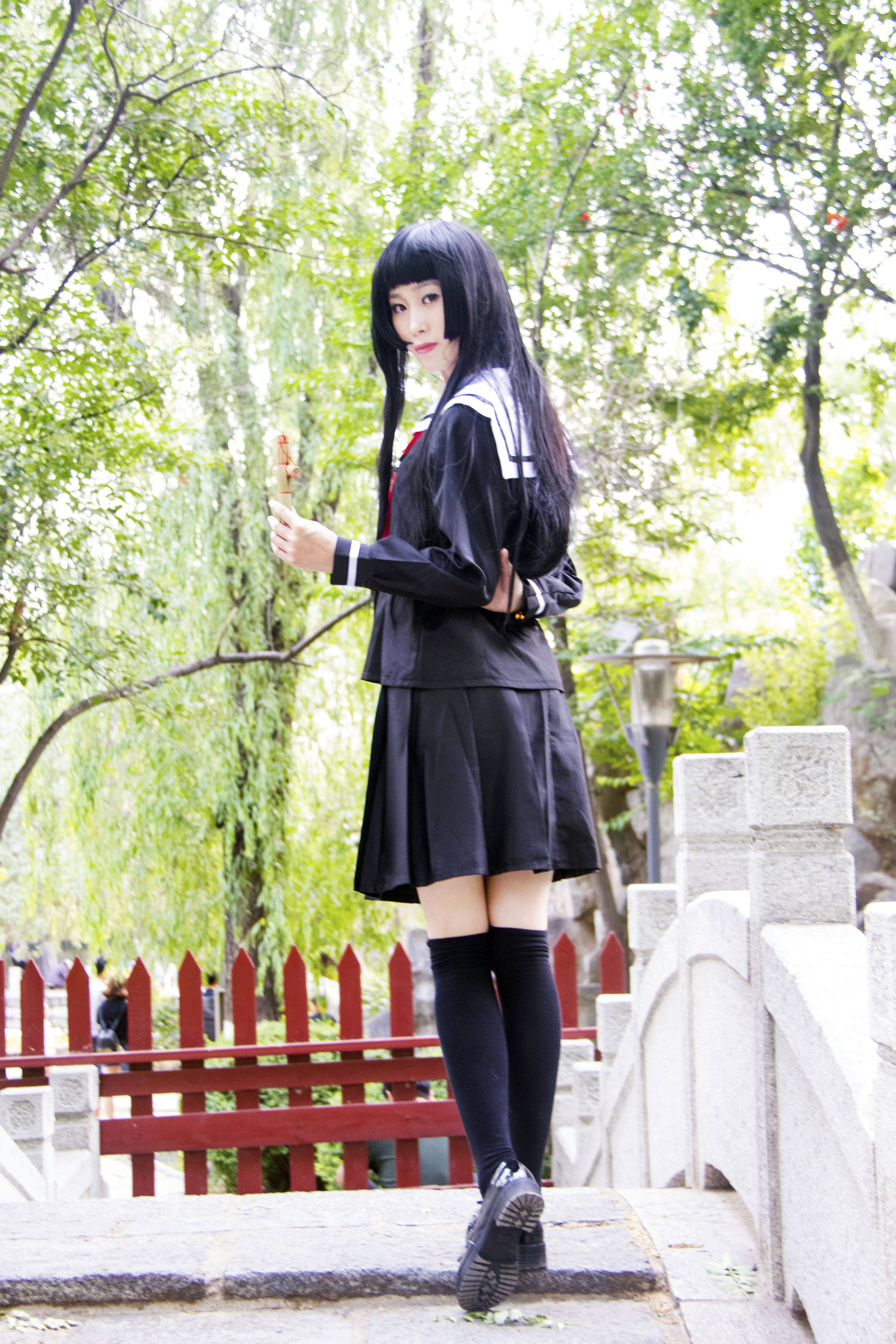 美女cos地狱少女阎魔爱,美啊!