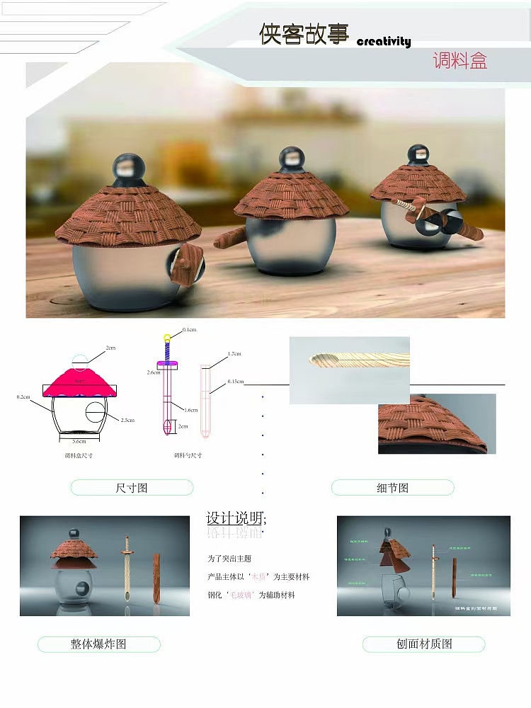 调料盒产品设计（图ZMjU0NjMwOTEy） - 其他工业/产品 - 站酷设计师灯塔Lighthouse原创素材 - 站酷ZCOOL