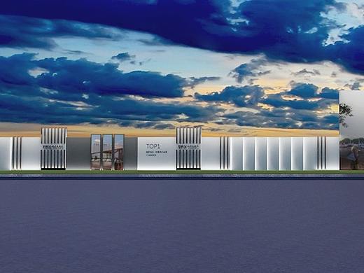 高新悦府地产围挡设计