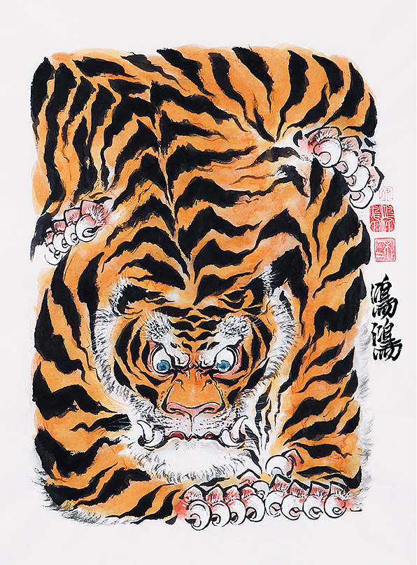 虎年大福>(图ZMjg2NTExOTg4) - 绘画 - 站酷设计师尹鸣鸿原创素材 - 站酷ZCOOL