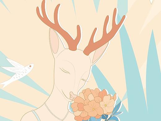 產(chǎn)品海報-miss deer（個人主頁-ZMzYwNzg4Mjg=） - 海報 - 站酷設(shè)計師木子王旬原創(chuàng)素材 - 站酷ZCOOL