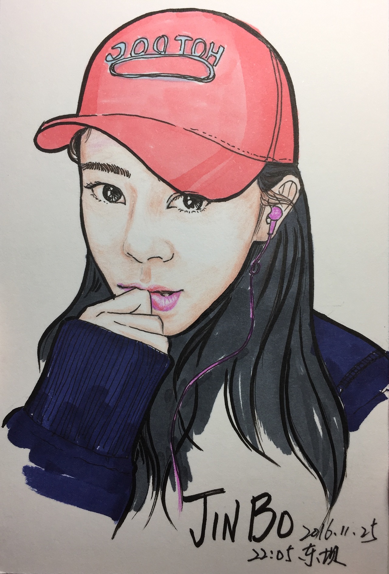 彩铅人物作品|纯艺术|绘画|金波大叔 - 原创作品 - 站酷 (zcool)