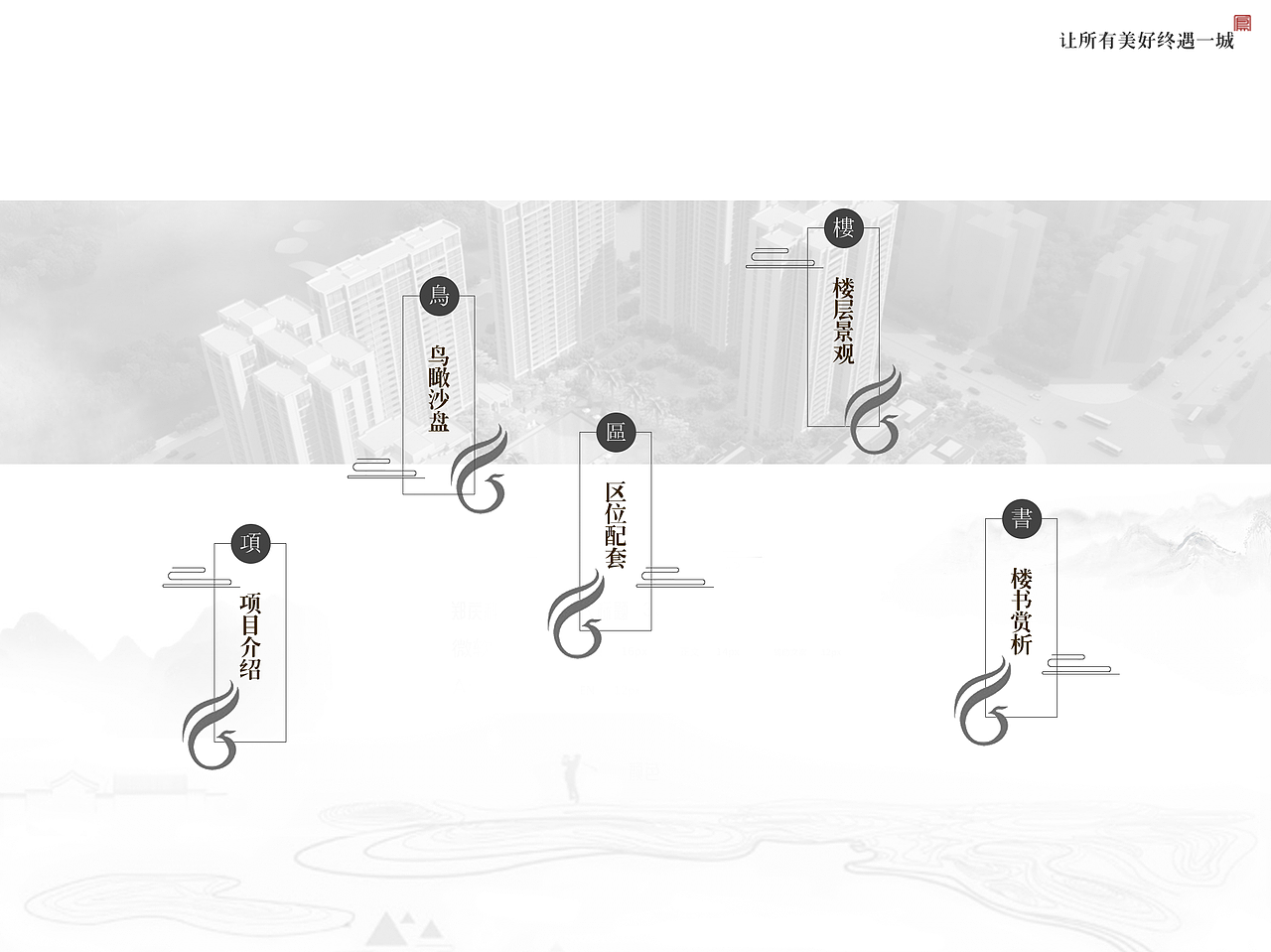 项目“城市溪谷”、“凤起蘭庭”的部分界面