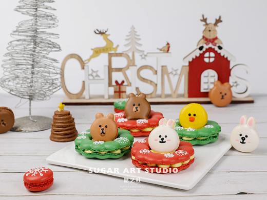 圣诞主题马卡龙