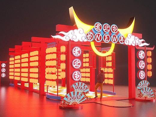 老北京国潮美陈