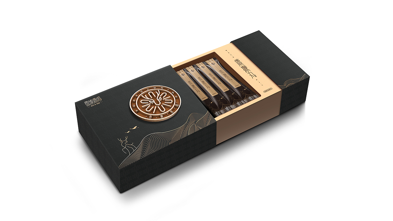 雪域鹿鳴品牌形象與產(chǎn)品設計方案（圖ZMjEzNDE1MTQ0） - 品牌 - 站酷設計師蕓皓原創(chuàng)素材 - 站酷ZCOOL