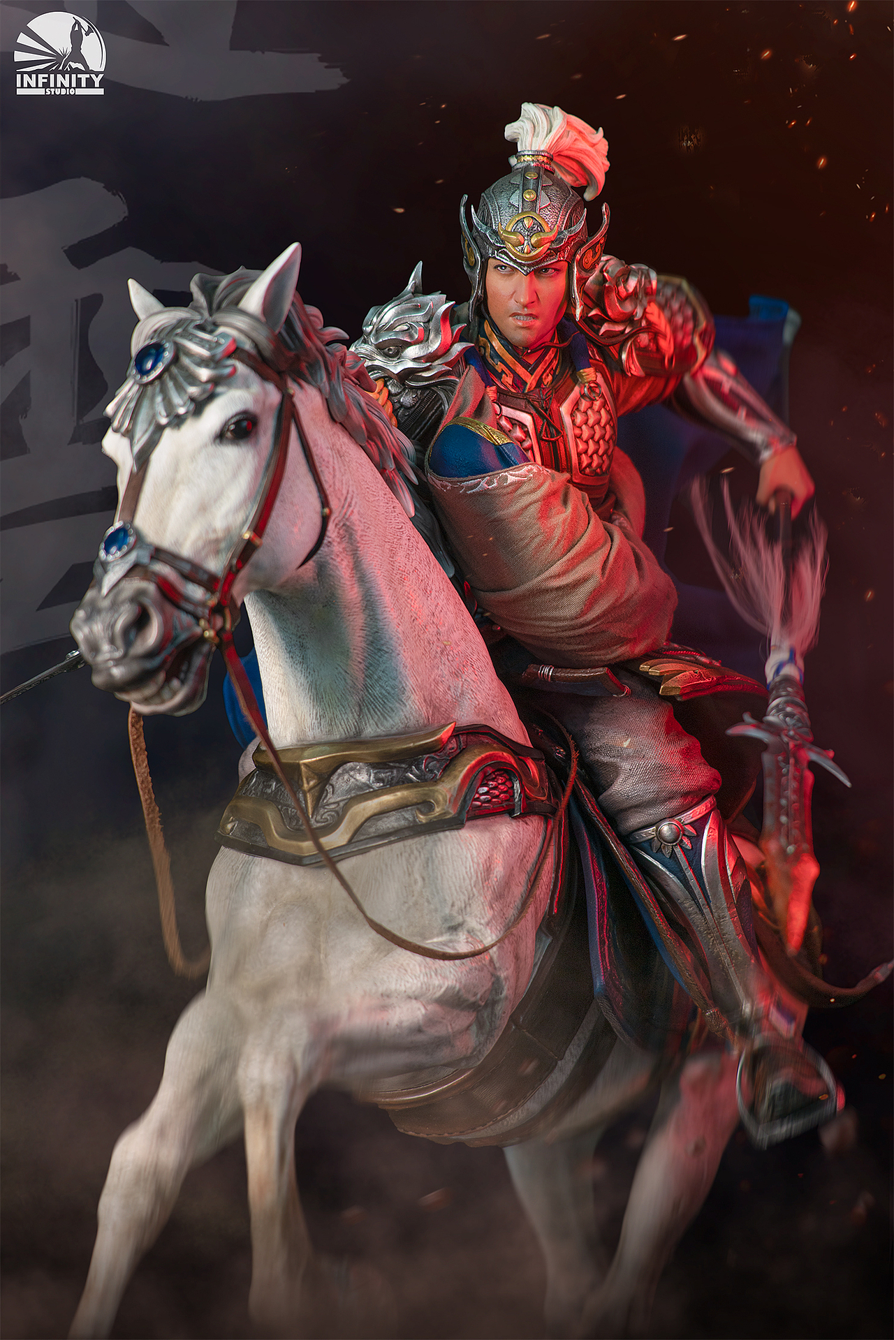 【开天三国五虎系列·1/4骠骑赵云雕像】（图ZMjI3NDM2OTky） - 手办/模玩 - 站酷设计师开天工作室原创素材 - 站酷ZCOOL