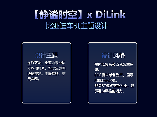 【静谧时空】x DiLink 比亚迪车机主题设计