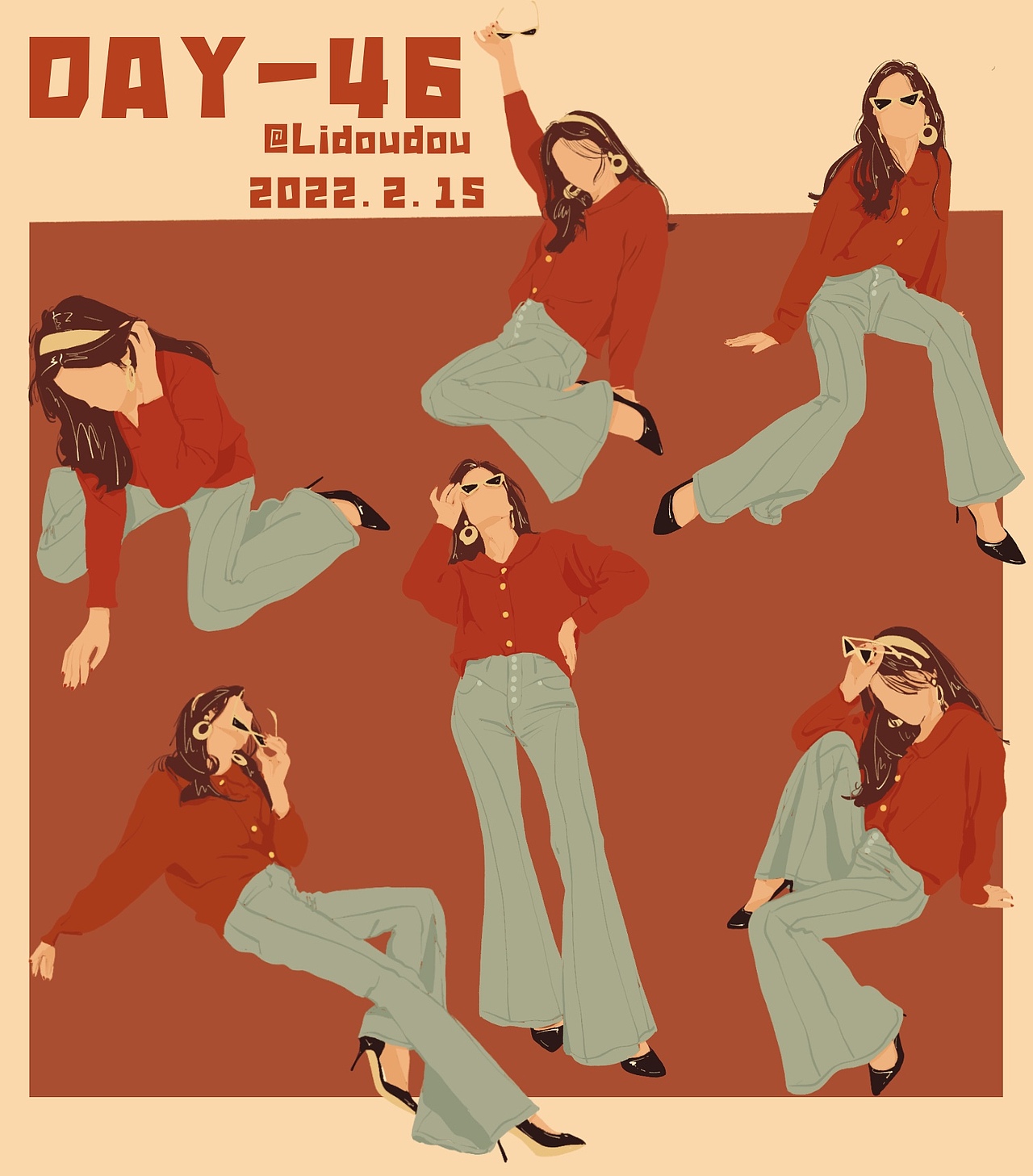 day-46@速寫班長（圖ZMjg4NDAxNjQ4） - 藝術(shù)插畫 - 站酷設(shè)計師LiDouDou呀原創(chuàng)素材 - 站酷ZCOOL