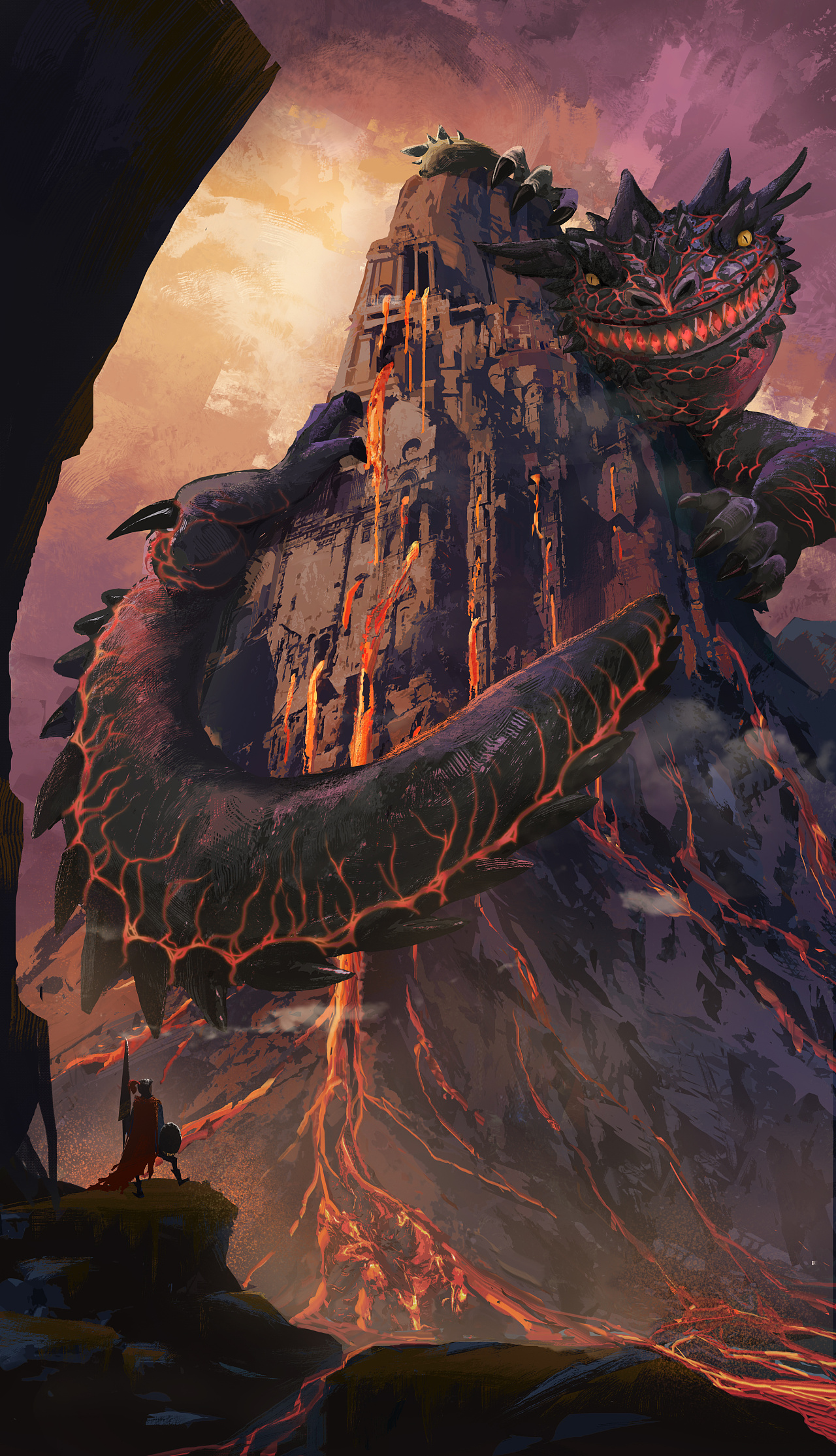 火龙|插画|概念设定|dog723 - 原创作品 - 站酷 (zcool)