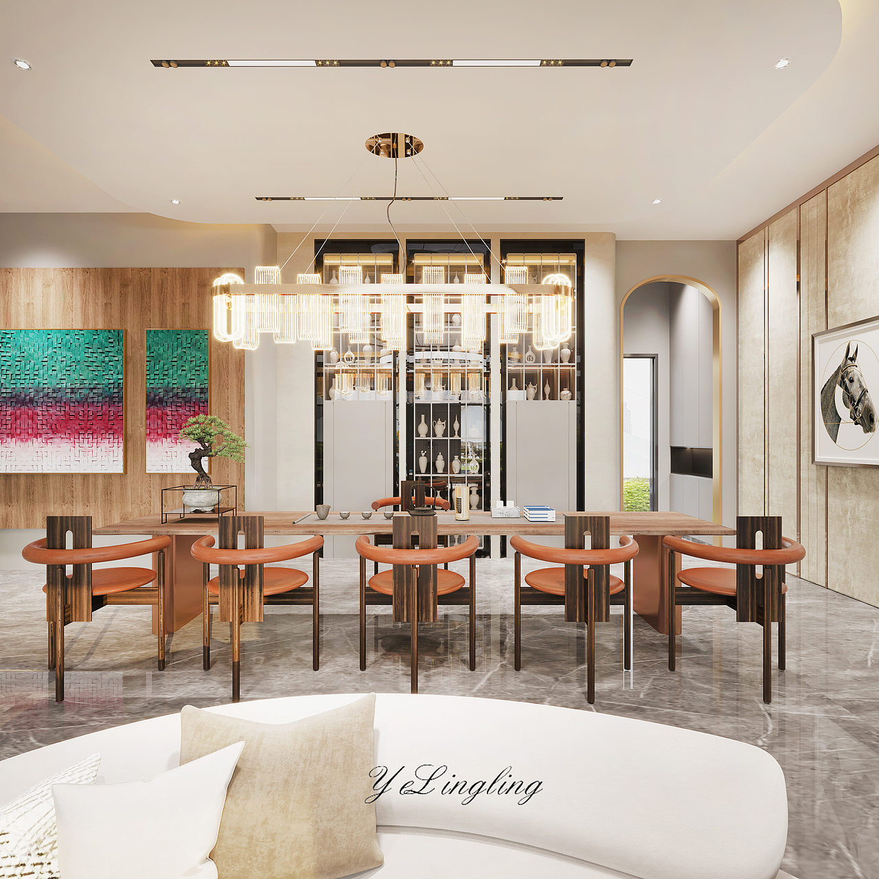 会所设计案例/北玄效果图