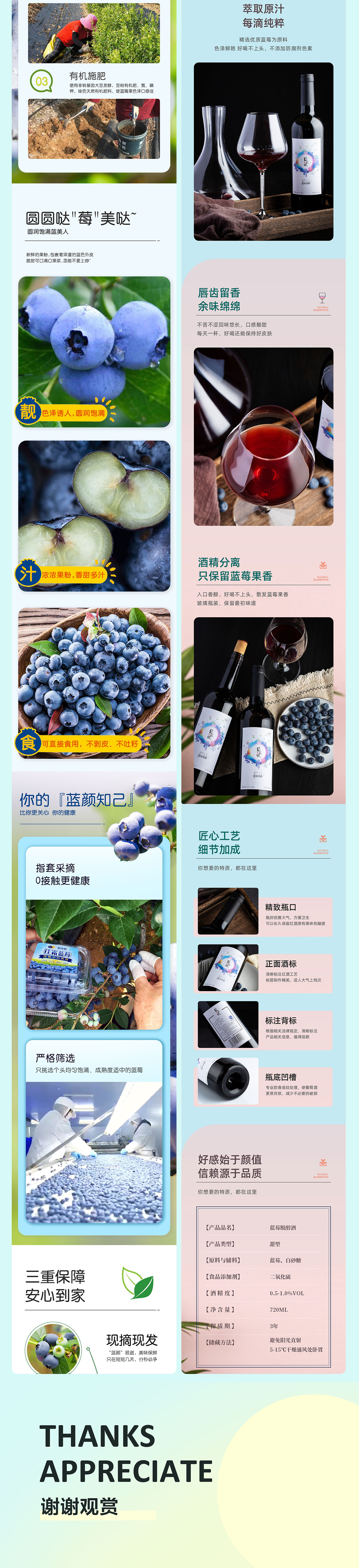 蓝莓生鲜类店铺设计