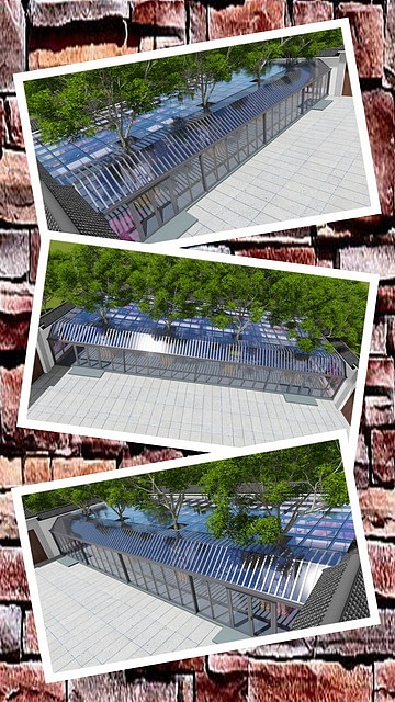 展厅阳光房装修设计效果图S1794