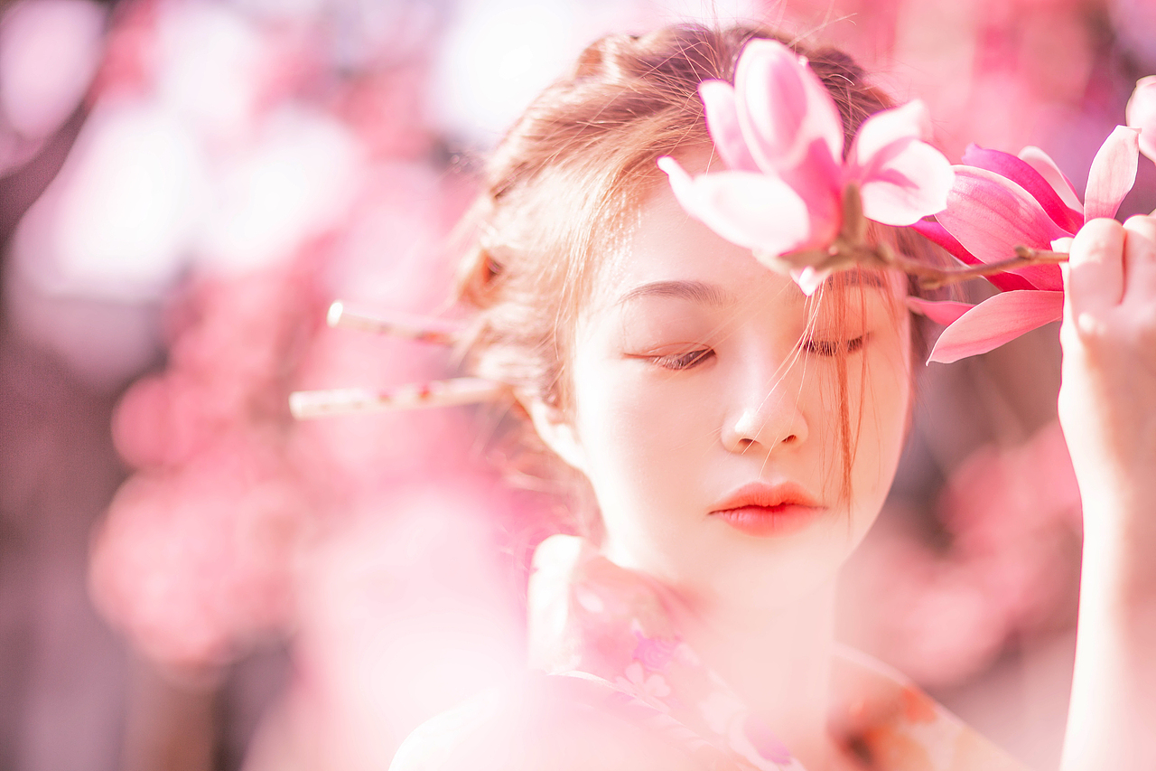 玉兰如你（图ZMjQ2MjkxMzMy） - 人像摄影 - 站酷设计师Honjia原创素材 - 站酷ZCOOL