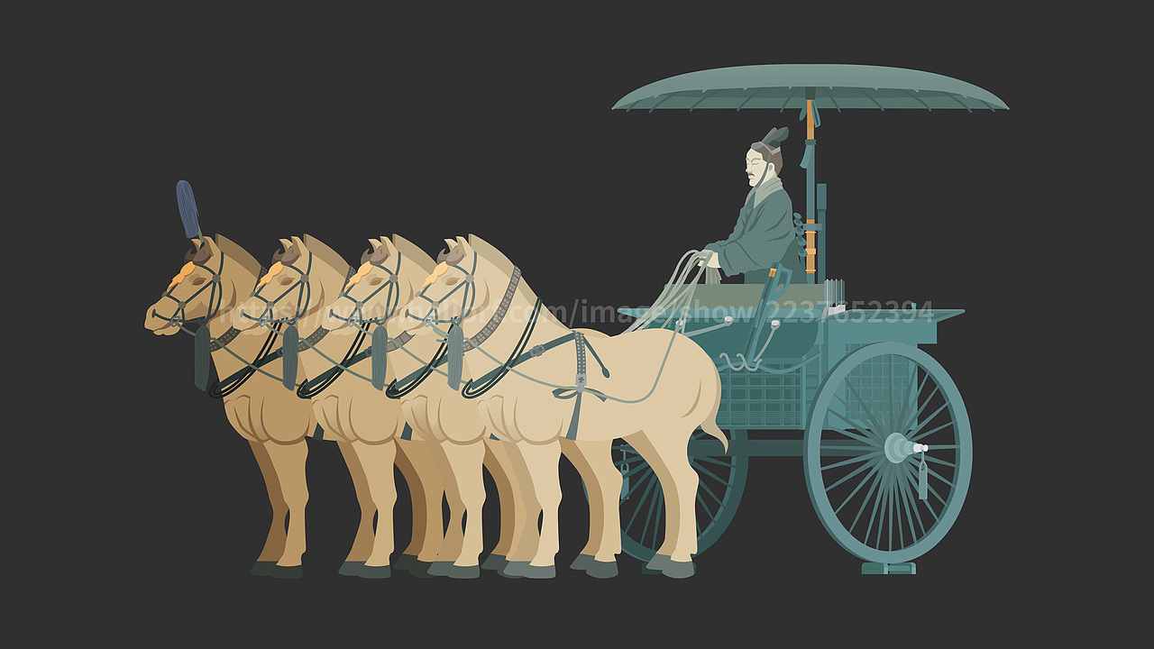 我的国宝印记 秦兵马俑秦陵一号铜马车 海洛下载:https://www.