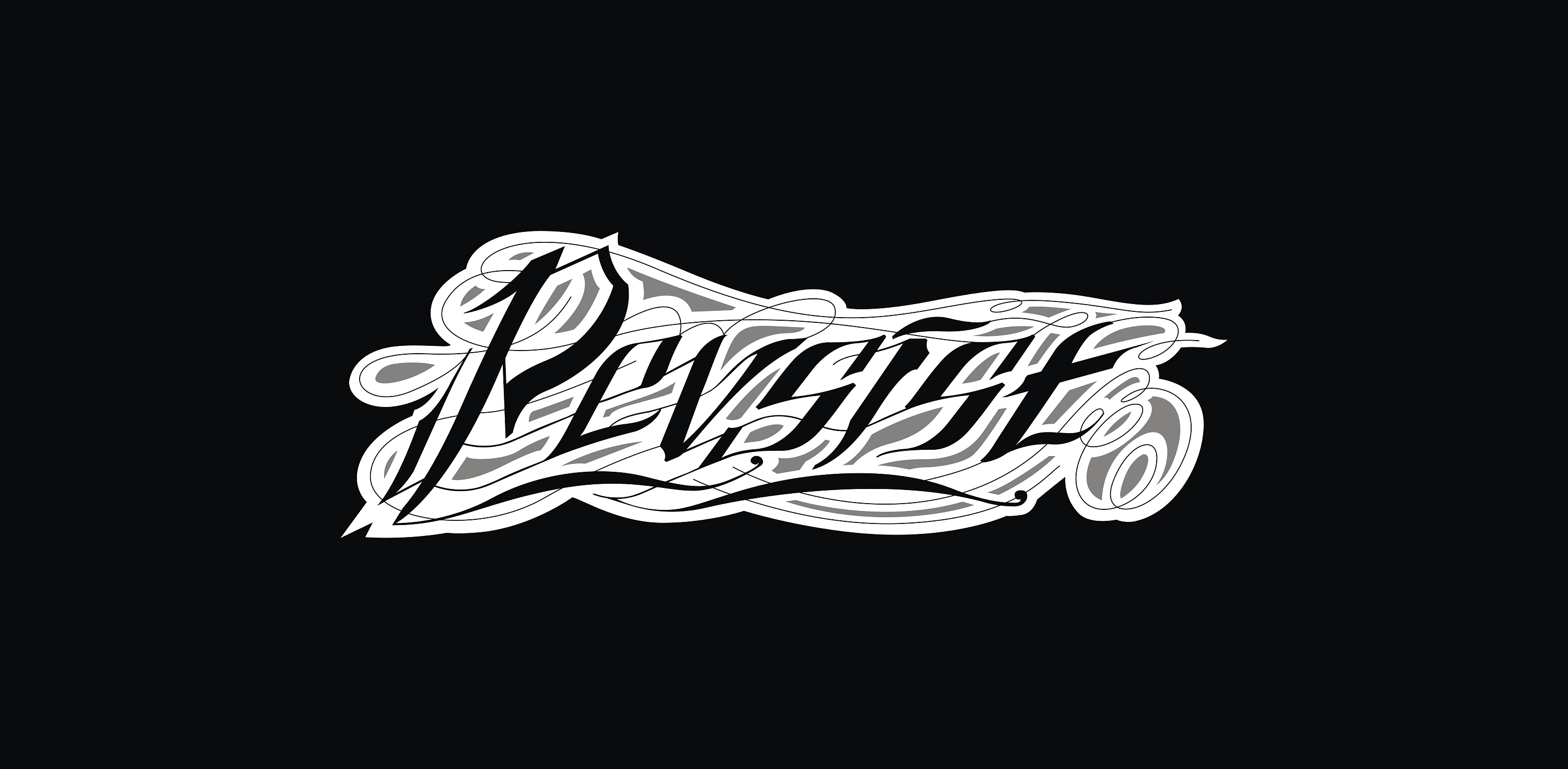 pevsist花体纹身作品