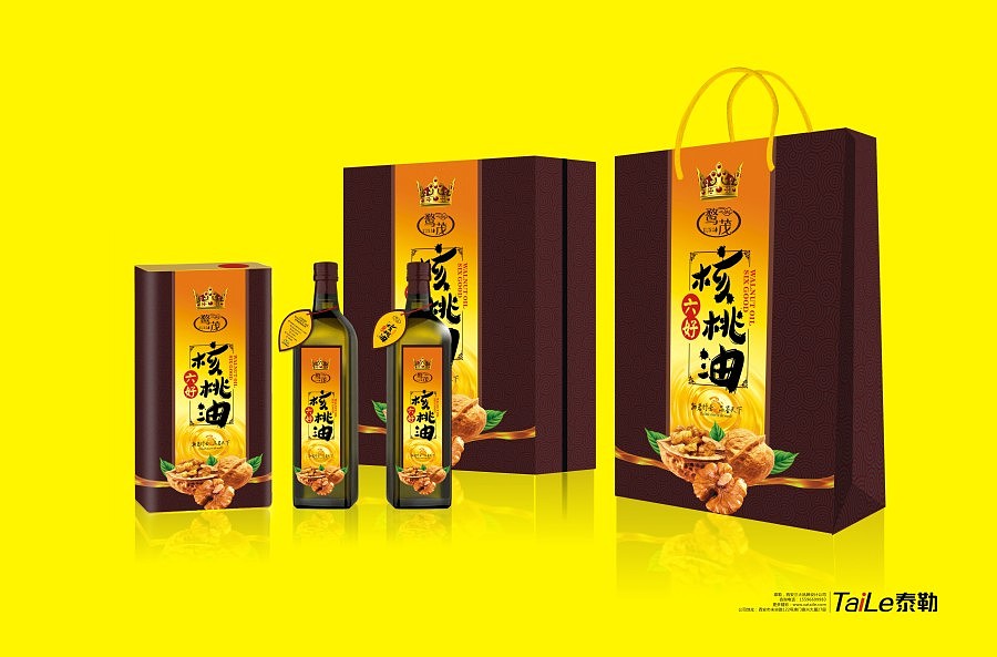 核桃油包装（图ZNzY4ODQzMDA=） - 包装 - 站酷设计师泰小勒原创素材 - 站酷ZCOOL