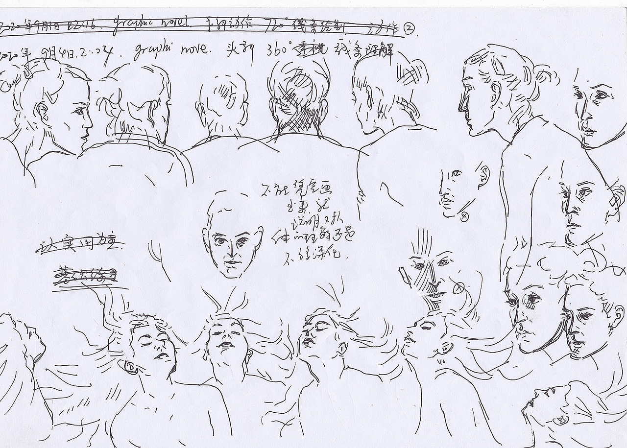 人物720度动作透视线条练习（图ZMjQwOTEwNDAw） - 创作习作 - 站酷设计师田红心原创素材 - 站酷ZCOOL