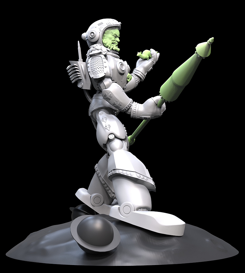 雕塑｜作品《风调雨顺-多闻天王》