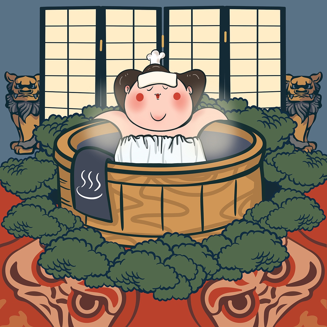 日料四季之神（图ZMTQyOTM4NDE2） - 创作习作 - 站酷设计师水手小瑶原创素材 - 站酷ZCOOL