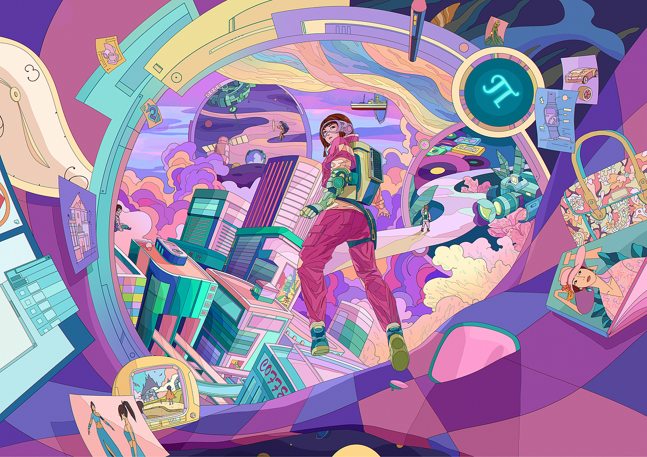 Π 无限空间（图ZMjMxODEyMjE2） - 海报 - 站酷设计师嘉嘉王原创素材 - 站酷ZCOOL