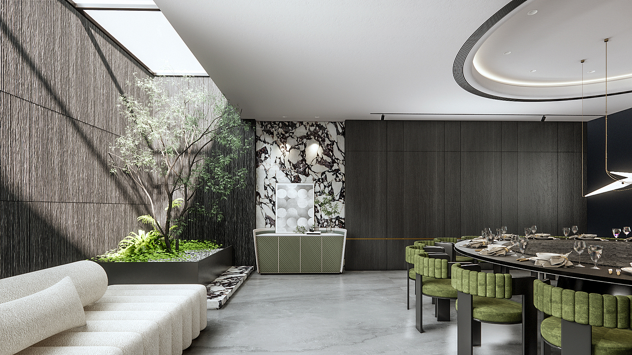 现代别墅｜木璞空间装饰（图ZMzU3MDAzNjY4） - 家装设计 - 站酷设计师木璞空间装饰原创素材 - 站酷ZCOOL