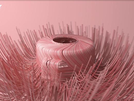 双弹扣保温杯 C4D三维创意动画