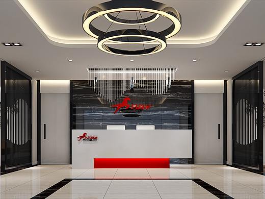 益昌高端新中式办公室装修案例-马管家办公室装修