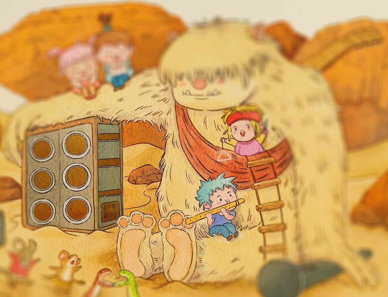 父親節(jié)的作品（圖ZMzQyMjY4Mjcy） - 兒童插畫 - 站酷設(shè)計(jì)師走神大佬原創(chuàng)素材 - 站酷ZCOOL