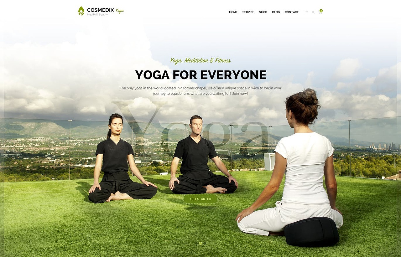国外瑜伽类网站界面设计（含PSD模板下载）（图ZOTUxMDU1Mjg=） - 企业官网 - 站酷设计师skyzheng原创素材 - 站酷ZCOOL