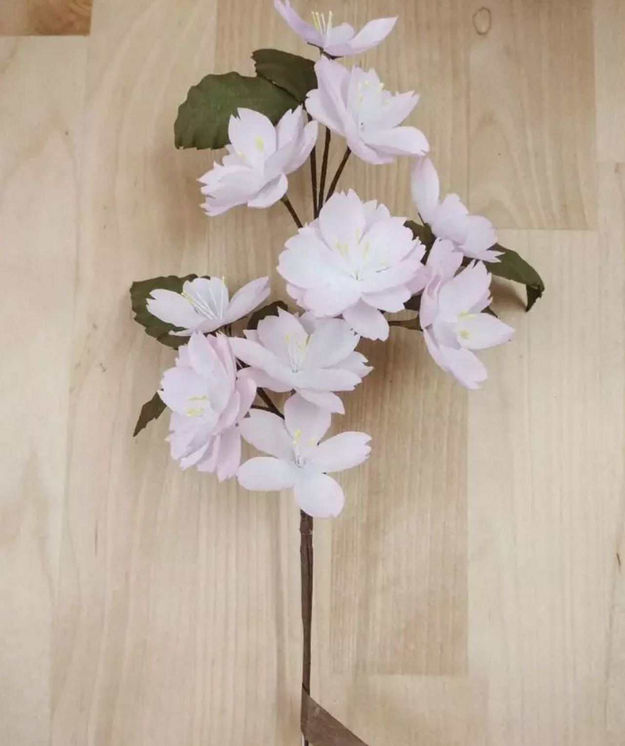 手工樱花教程可在家就能完成的简单好看花艺