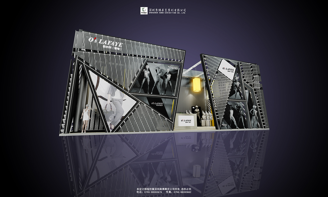 展位方案设计（图ZNDU3MjY3Mg==） - 其他三维 - 站酷设计师_aisin_原创素材 - 站酷ZCOOL