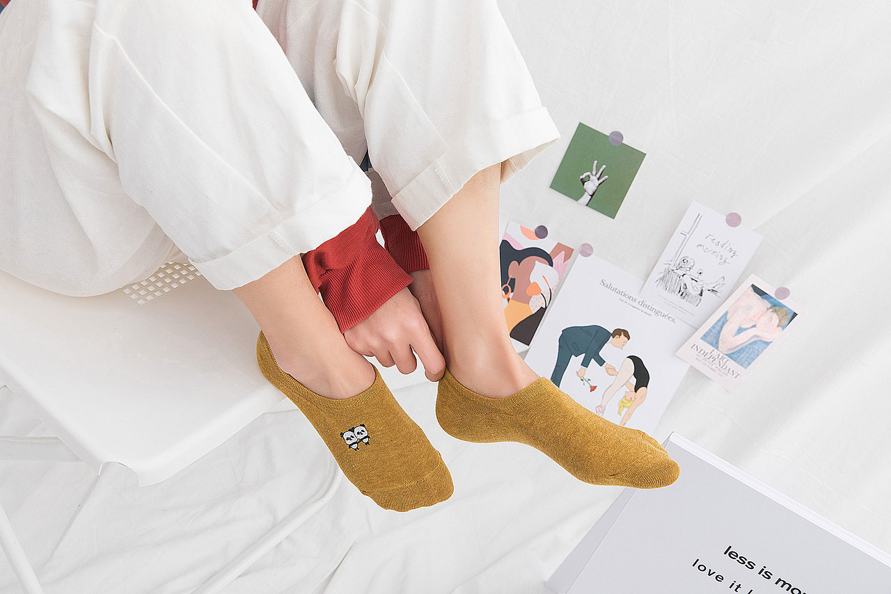 2020春夏刺绣隐形袜女袜短袜日系INS