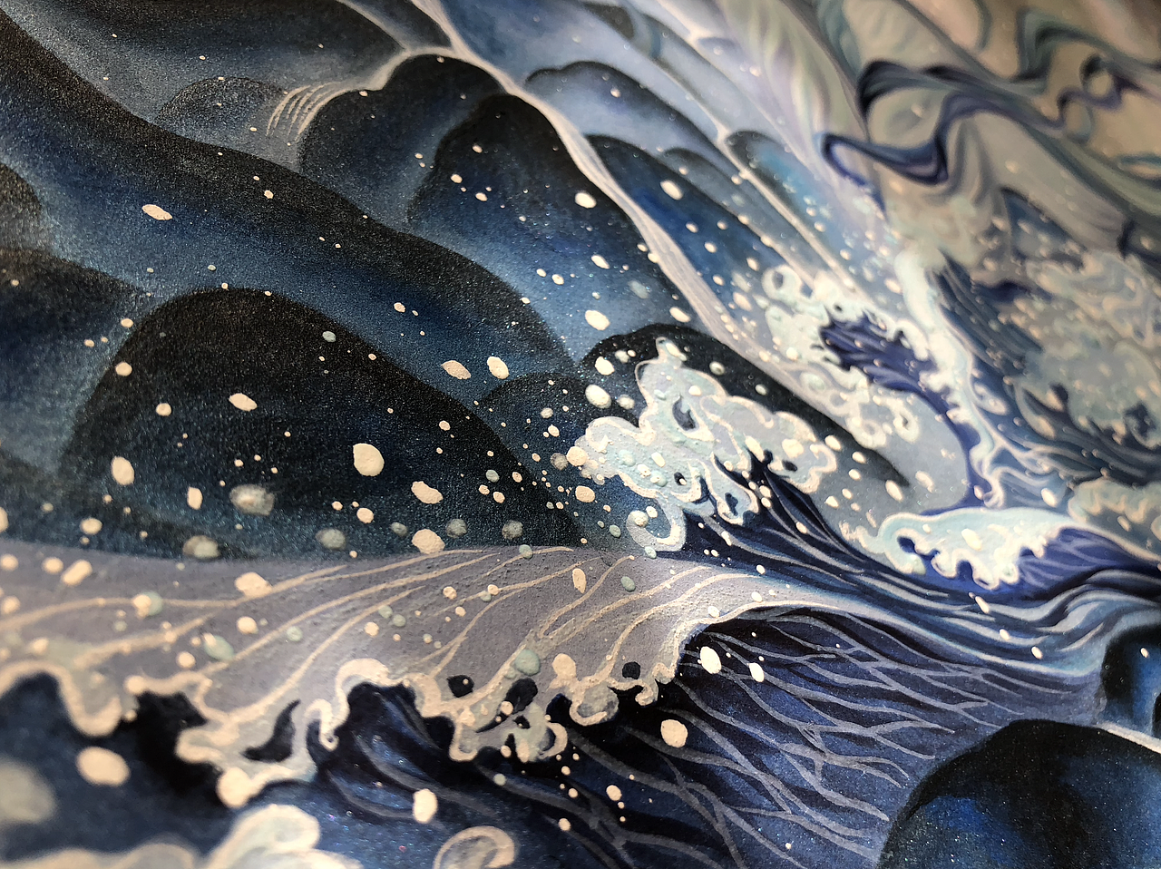 白树原创手绘山海经系列之夫诸