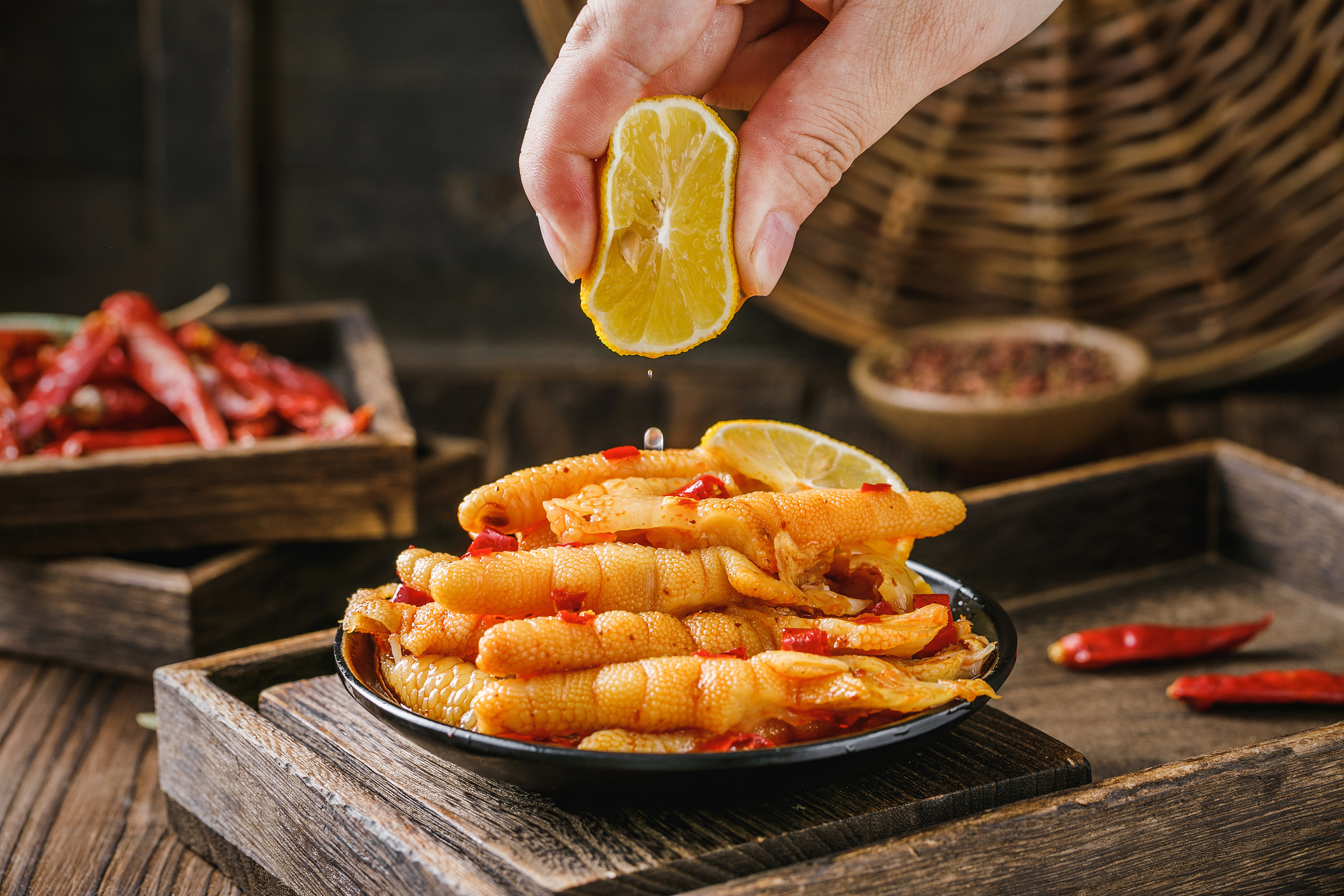 酸辣无骨凤爪|泡椒无骨凤爪|摄影|产品摄影|树映摄影师酋长 - 原创作