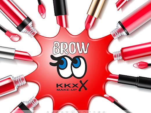 彩妆（个人主页-ZMjg4NDMzMjQ=） - 海报 - 站酷设计师梁蜀黍原创素材 - 站酷ZCOOL