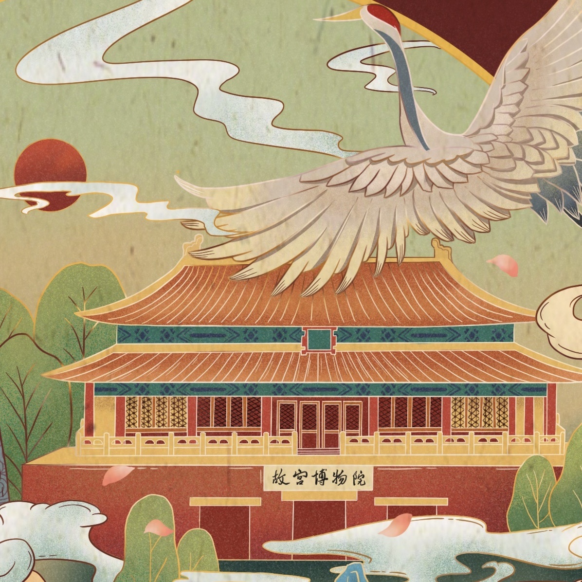 《故宫》《颐和园》绘本画稿|插画|绘本|GuangyuZZ - 原创作品 - 站酷 (ZCOOL)