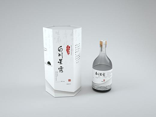白川星露白酒包装