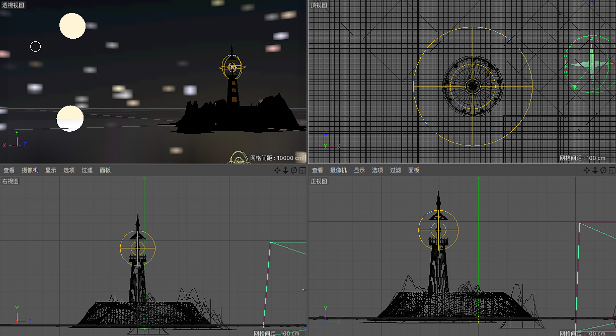 C4D练习--【孤独的灯塔】（图ZMTI2MDYzNTIw） - 其他UI - 站酷设计师Anaward在历劫原创素材 - 站酷ZCOOL