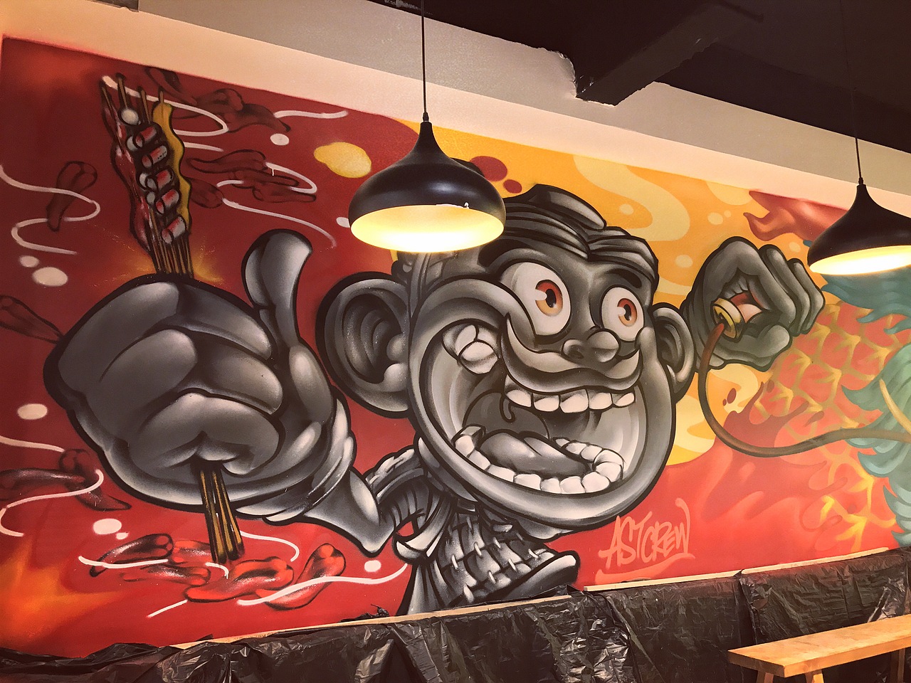 西安涂鸦ASTCREW Graffiti Studio 往期作品回顾