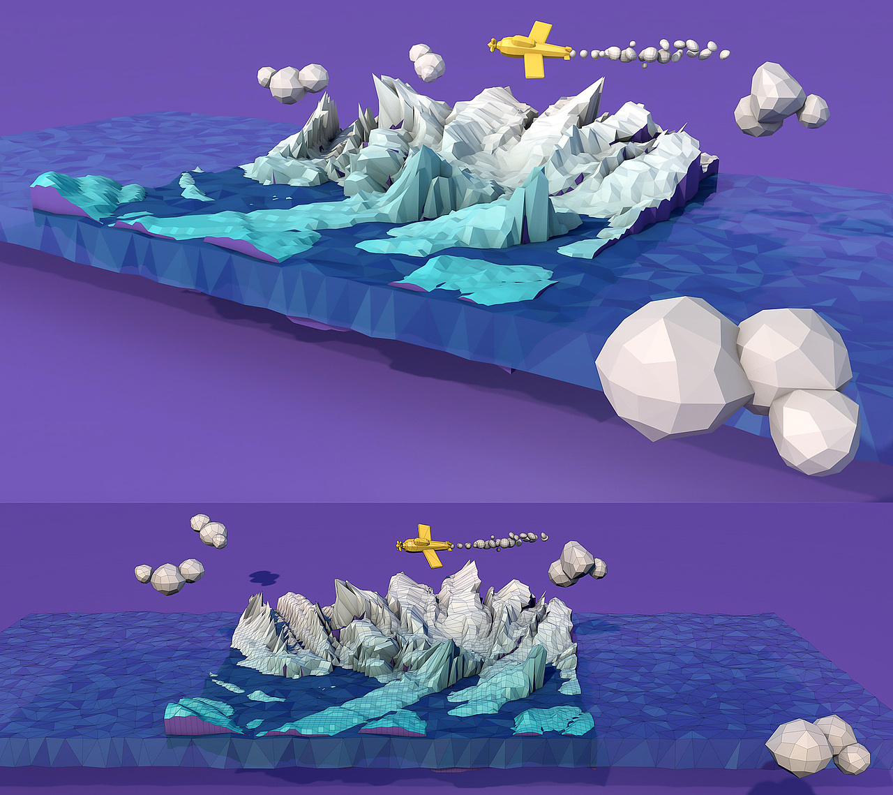 C4D 电商双11应用 店装 首页 低多边形Low Poly(图ZNjM0MDY5NjA=) - 其他三维 - 站酷设计师duan333333原创素材 - 站酷ZCOOL